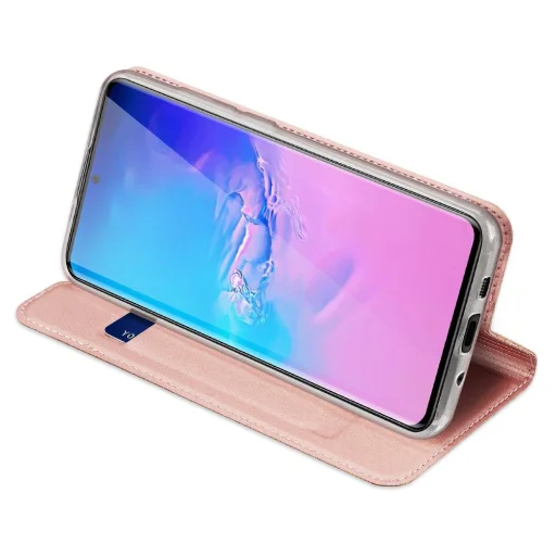 Samsung Galaxy S20 Ultra Dux Ducis Skin Pro fliptok rózsaszín telefontok - 7