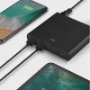 UNIQ Surge 90W 2xUSB Quick Charge 3.0 + 2xUSB-C PD 3.0 HUB, töltőállomás szénfekete - 4