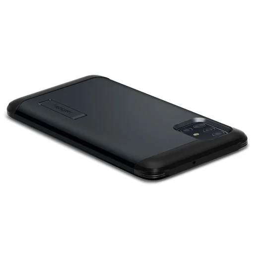 Samsung Galaxy A71 Spigen Tough Armor tok kihajtható támasszal fémpala színben - 6