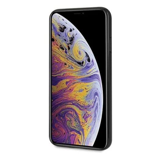 Guess Glitter Triangle tok iPhone Xs Max fekete - 4