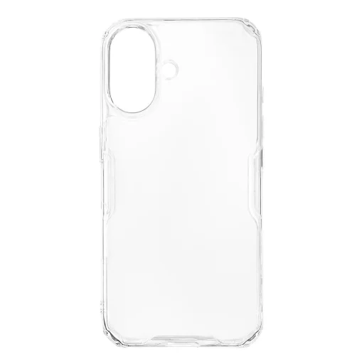 Nillkin Nature Pro tok iPhone 16-hoz - átlátszó és fehér - 1