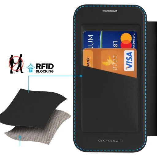 Dux Ducis Skin X Pro fliptok iPhone 16 Pro Max-hoz MagSafe funkcióval és fekete színben - 13