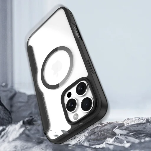 Dux Ducis Skin X Pro fliptok iPhone 16 Pro Max-hoz MagSafe funkcióval és fekete színben - 11