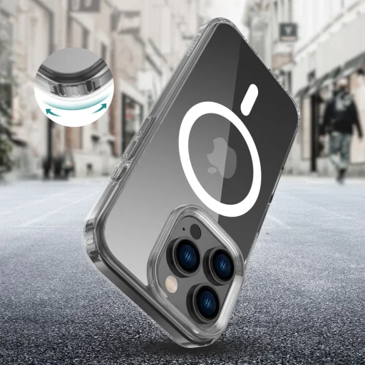 Tech-protect Flexair Hybrid Magsafe Iphone 16 Pro átlátszó Tok - 2