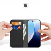 Dux Ducis Hivo fliptok iPhone 16 Pro-hoz RFID védelemmel - fekete thumbnail