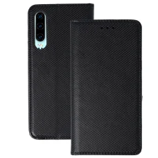 Huawei P30 magnetické flipové puzdro čierne