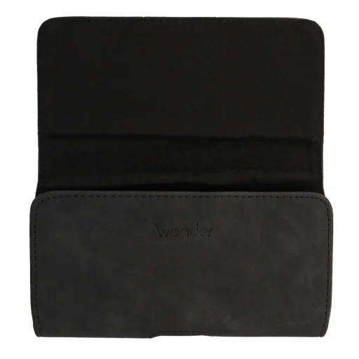 WONDER Max Belt tok (XL MÉRET) Iphone 15 Pro Max/Samsung A54 5G/A52/S24 Plus/S20 FE fekete (167x83 mm) - 3