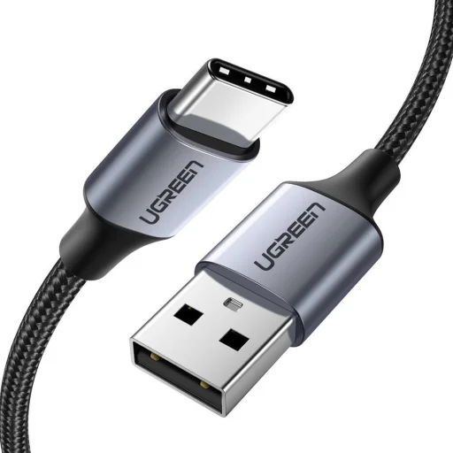 Ugreen US288 USB-A - USB-C QC 3.0 3A 2m kábel, szürke - 12