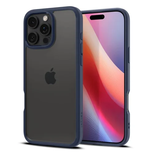  iPhone 16 Pro Tengerészkék SPIGEN Ultra Hybrid tok - 3
