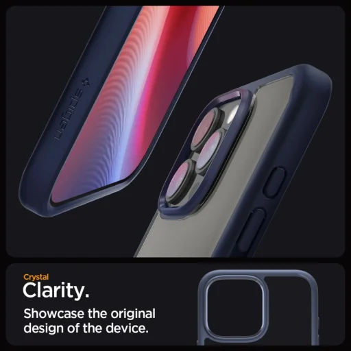  iPhone 16 Pro Tengerészkék SPIGEN Ultra Hybrid tok - 12