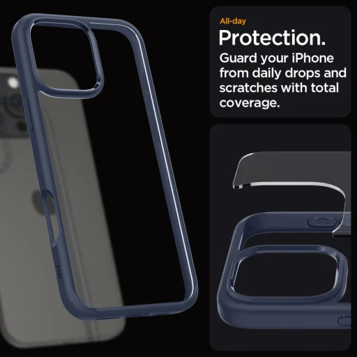  iPhone 16 Pro Tengerészkék SPIGEN Ultra Hybrid tok - 14