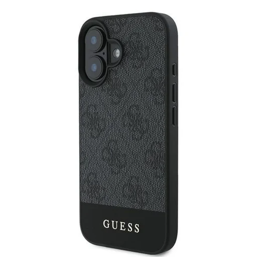  iPhone 16 Plus GUESS tok GUHCP16MG4GLGR (PC/TPU 4G PU Bottom Stripe) szürke - 2