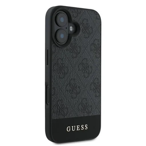  iPhone 16 Plus GUESS tok GUHCP16MG4GLGR (PC/TPU 4G PU Bottom Stripe) szürke - 3