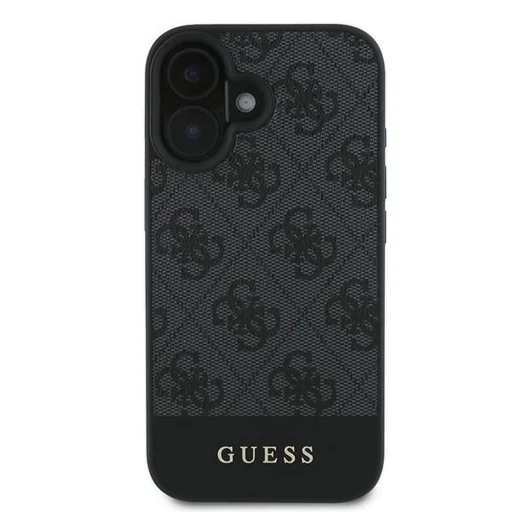  iPhone 16 Plus GUESS tok GUHCP16MG4GLGR (PC/TPU 4G PU Bottom Stripe) szürke - 4