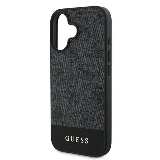  iPhone 16 Plus GUESS tok GUHCP16MG4GLGR (PC/TPU 4G PU Bottom Stripe) szürke - 6