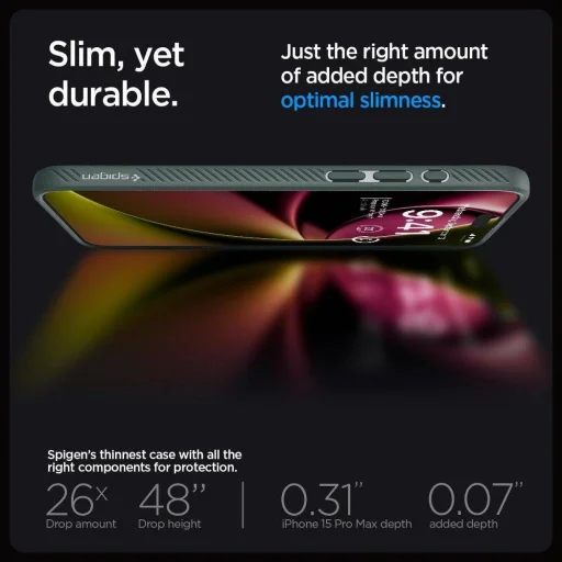  iPHONE 16 Pro Max abbys green SPIGEN Liquid Air tok - 14