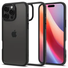  IPHONE 16 Pro Max matt fekete SPIGEN Ultra Hybrid tok