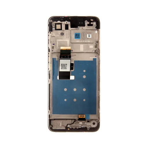 Motorola G23 LCD kijelző + érintőképernyő egység + előlap fekete (szervizcsomag) - 2