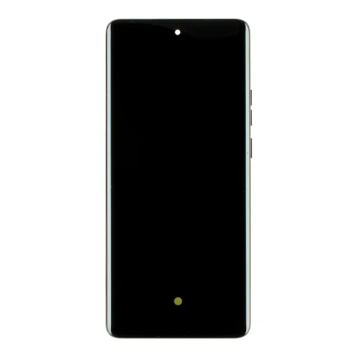 Motorola Edge 40 LCD kijelző + érintőegység + előlapi borítás fekete (Service Pack) - 1