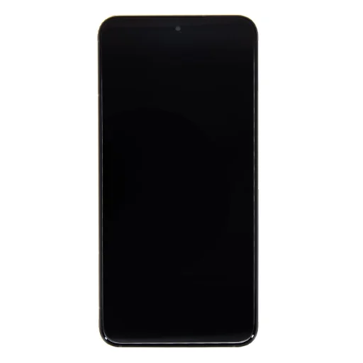 LCD kijelző + Érintőegység + Előlapi burkolat Samsung S901B Galaxy S22 Szürke (Service Pack) - 1