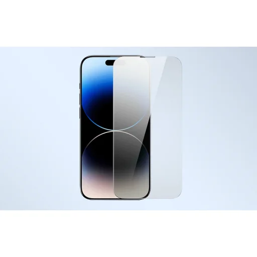 Baseus edzett üvegfólia kijelzővédő iPhone 14 Pro Max (2db) 2 tisztító készlettel és porálló szerelőszerszámmal üvegfólia - 6