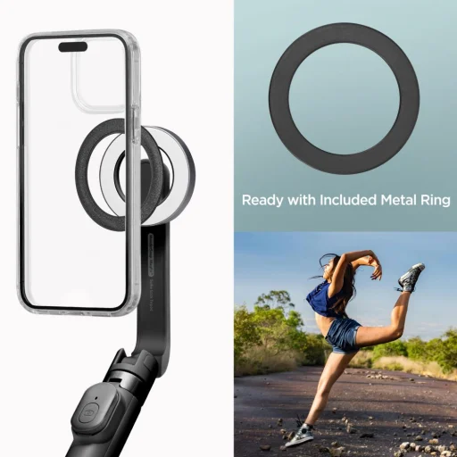 Spigen S571w Magsafe Bluetooth Selfie Bot Tripod Fekete - 7