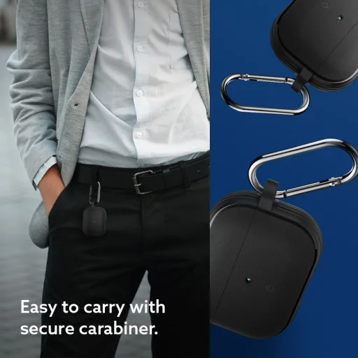 Caseology Vault Apple Airpods Pro 1 / 2 Matt Fekete Tok - 12