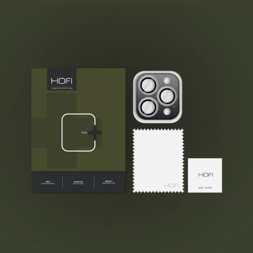 Hofi Camring Pro+ iPhone 16 Pro / 16 Pro Max / 17 Pro / 17 Pro Max átlátszó üvegfólia - 4