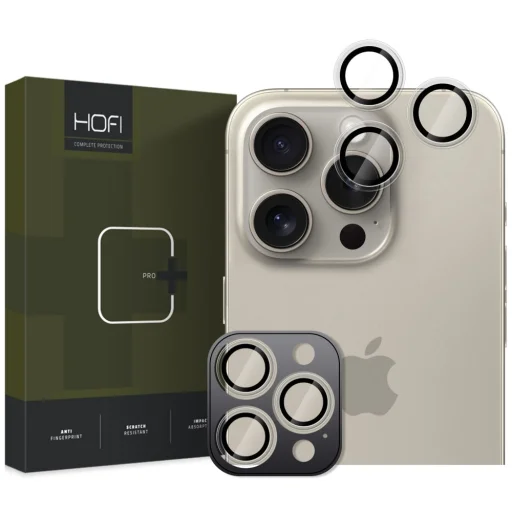 Hofi Camring Pro+ iPhone 16 Pro / 16 Pro Max / 17 Pro / 17 Pro Max átlátszó üvegfólia - 1