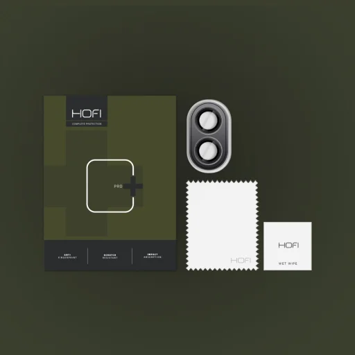 Hofi Camring Pro+ Iphone 16 / 16 Plus / 17 Fekete üvegfólia - 4