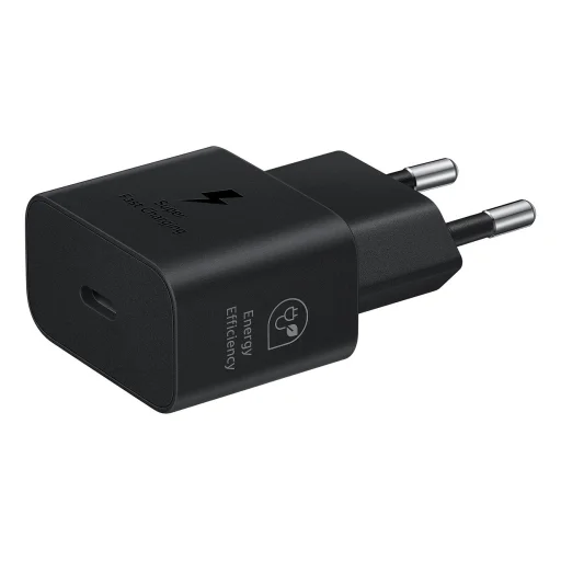 EP-T2510EBE Samsung USB-C 25W Utazó Töltő Fekete (OOB Bulk) - 1