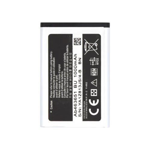 AB463651BE akkumulátor Samsung Li-Ion 1000mAh (OEM) - 1