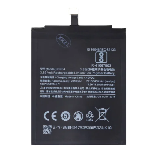 BN34 Xiaomi akkumulátor 3000mAh (OEM) - 1