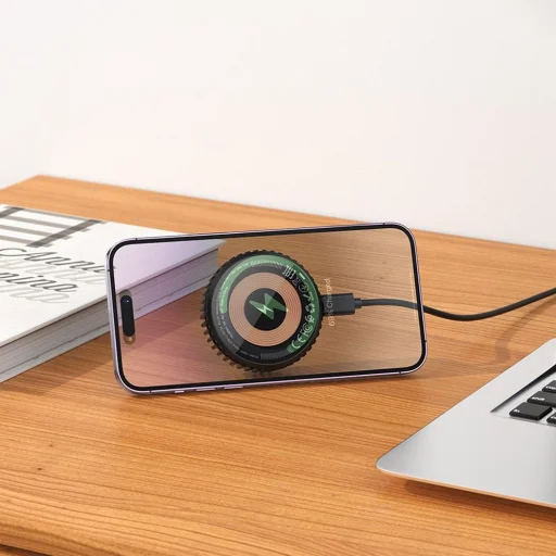 HOCO vezeték nélküli töltő MagSafe kompatibilis 15W CW57 fekete - 6