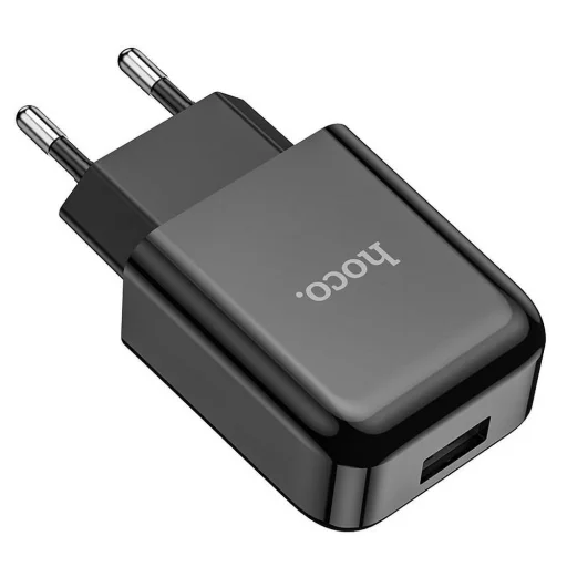 HOCO utazó töltő USB A 2.1A N2 fekete - 1