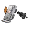HOCO autós telefontartó vezeték nélküli töltéssel a légkondicionáló rácsra 15W HW7 szürke - 4