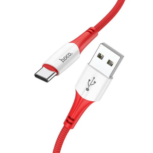 HOCO kábel USB A - Type C 3A X70 1 m piros - 1