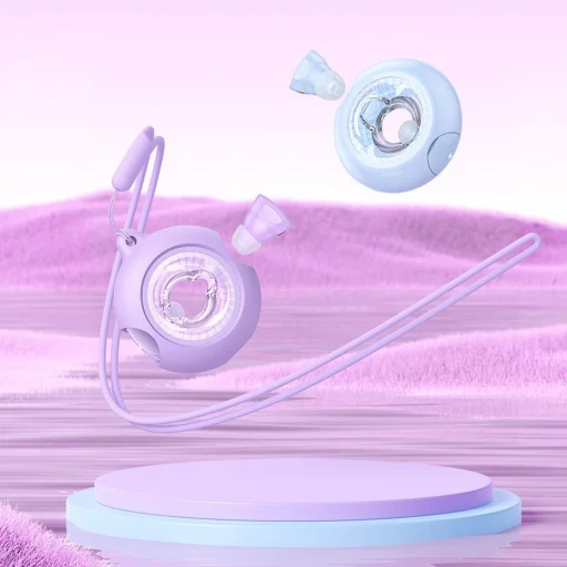 HOCO vezeték nélküli fülhallgatók purpletooth TWS EW71 lila - 3