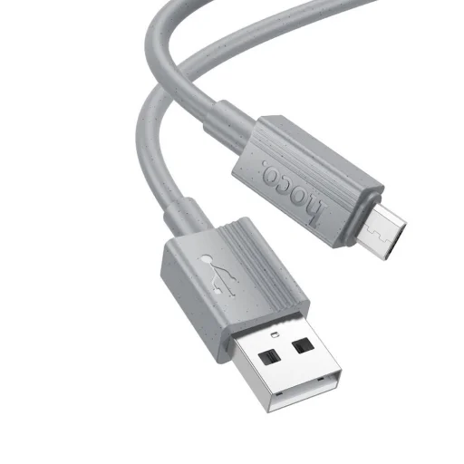 HOCO kábel USB A - Micro USB 2,4A X107 1 m szürke - 4