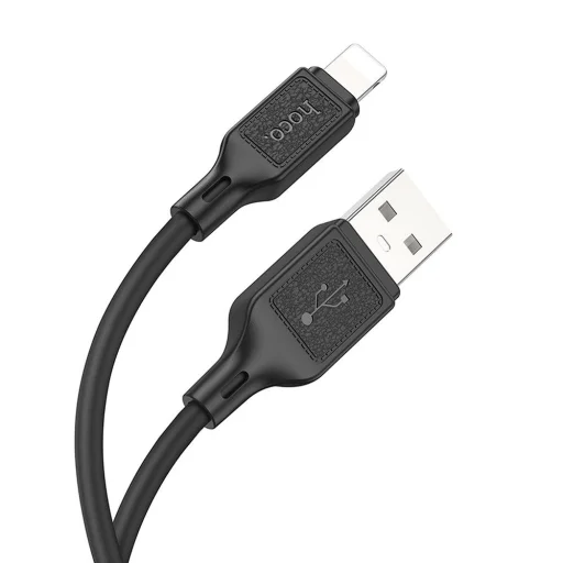 HOCO kábel USB A - Lightning 2,4A X90 1m fekete - 1
