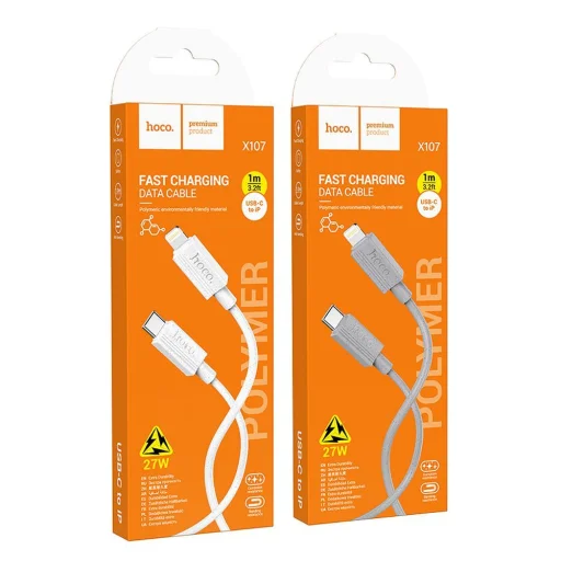 HOCO kábel Type C to Lightning PD 27W X107 1 m szürke - 5