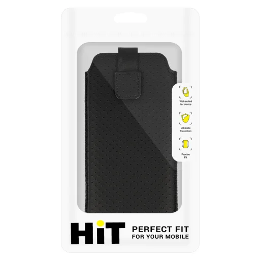 HIT Pouch tok (XL méret) iPhone 14/14 Pro/iPhone 15/15 Pro/Samsung S23/S23 Plus/S24/S24 Plus/A15/A54 5G design 4 fekete, - 7