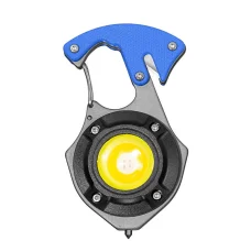 Mini zseblámpa LED kulcstartó W5143 Type C két csavarhúzó fejjel kék