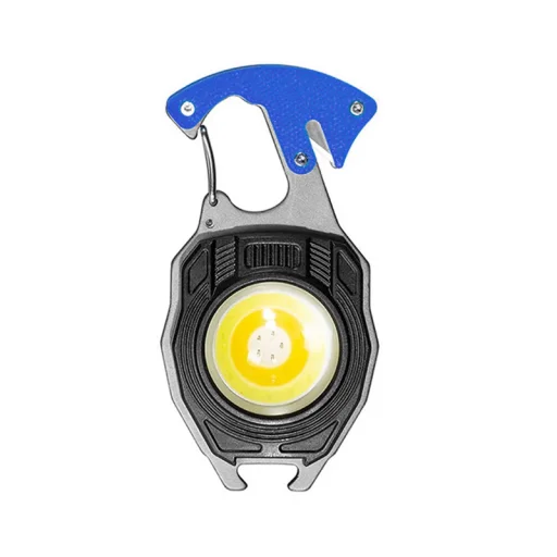 Mini LED zseblámpa kulcstartó W5147 Type C két csavarhúzófejjel kék - 1