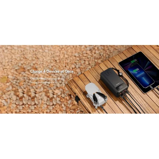 VEGER powerbank 50 000 mAh PD QC3.0 5A 22,5W Tank Lite (W5001) fekete - 13