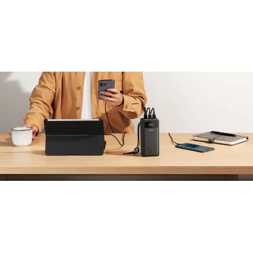 VEGER powerbank 50 000 mAh PD QC3.0 5A 22,5W Tank Lite (W5001) fekete - 18