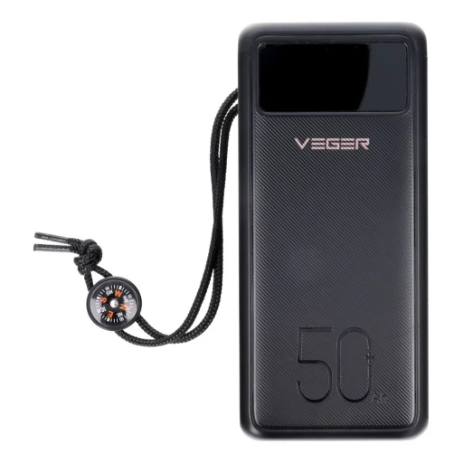 VEGER powerbank 50 000 mAh PD QC3.0 5A 22,5W Tank Lite (W5001) fekete - 23