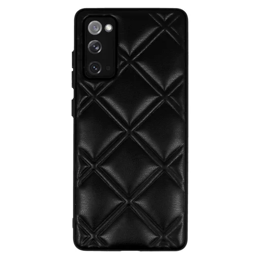 Leather 3D tok Samsung Galaxy S20 FE/Lite design 3 fekete - 2