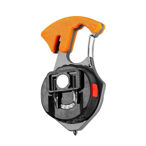 Mini LED zseblámpa kulcstartó W5143 Type C 2 csavarhúzó hegyekkel narancs - 3