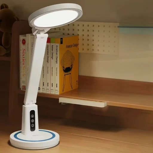 Asztali lámpa LED DL-01 vezeték nélküli fehér - 5